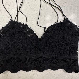 Black Lace Free People Bralette
